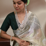 Starlit Symphony – Diamond Look Layered Necklace in Pure Silver