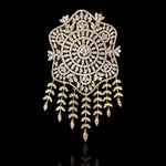 Stunning Bridal Bun Jada Billa with Diamond Look