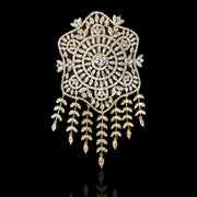 Stunning Bridal Bun Jada Billa with Diamond Look