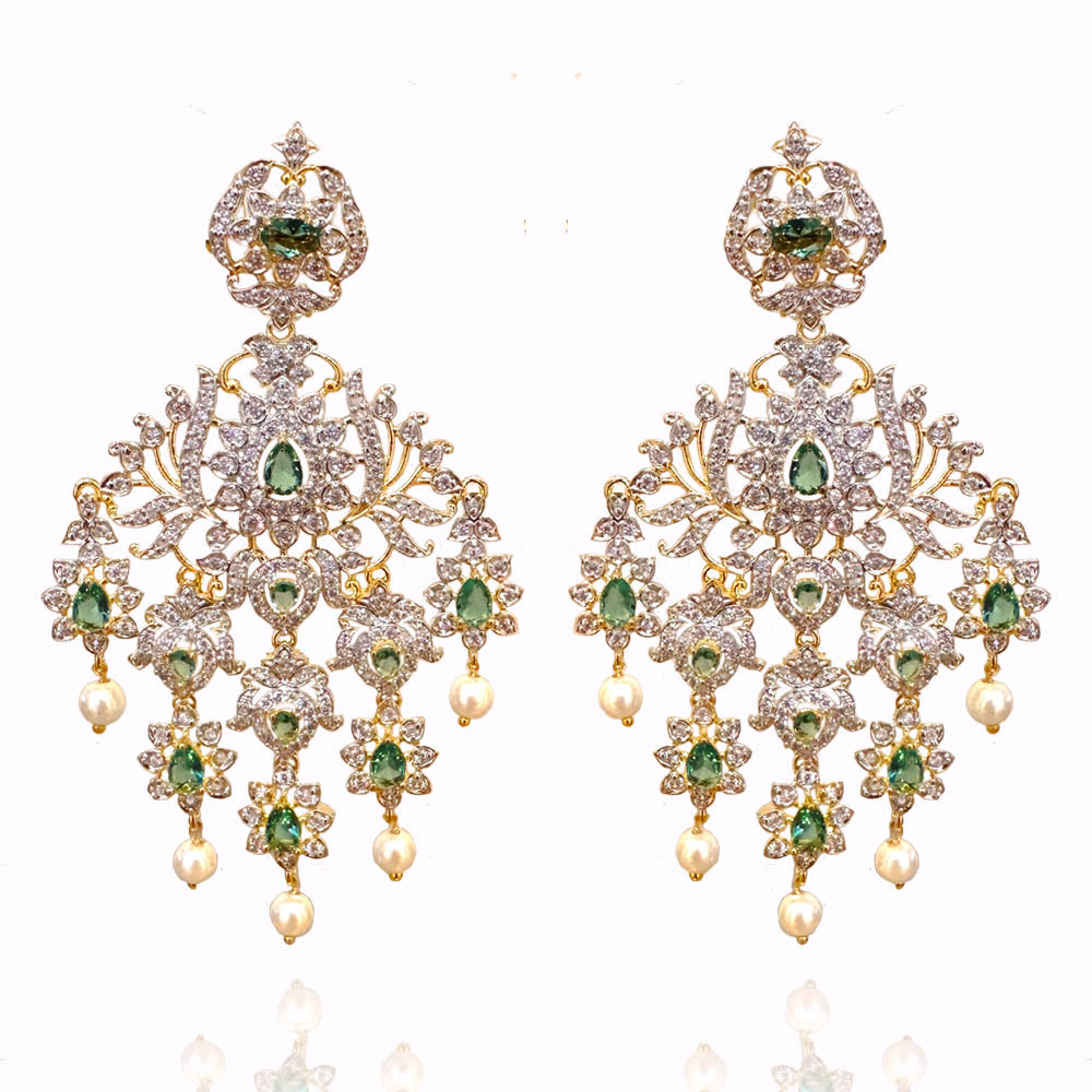  Peridot Victorian Timeless Earrings
