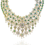 Peridot Adorned Victorian necklace