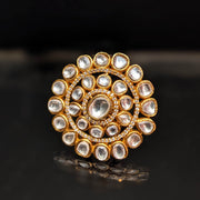 Timeless Polki Radiance Circular Cocktail Ring