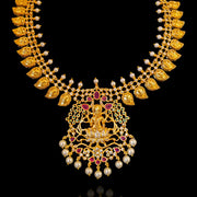 Traditional Antique 18K Polished Lakshmi Mango Necklace