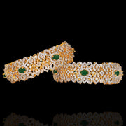 South Indian Diamond Bangle Design