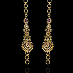Traditional South Indian Matilu Designs in 18K Gold Polish