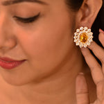 Two of a Kind - CZ Gold Stud Earrings Designs