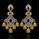 Unique Earrings Design with Multiple Jhumka Hangings