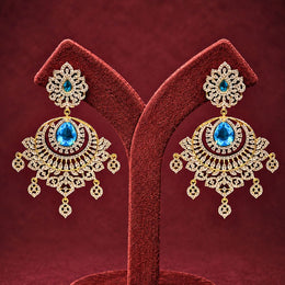 Whispers of the Sea - Aquamarine Elegant Earrings Design
