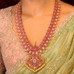 reversible mango necklace
