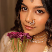 Light Up - Diamond Small Nath Gold Design