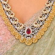 Extraordinary - Gold Plated Kasu Mala Necklace