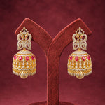 Enchanting Peacock - CZ Jhumka USA