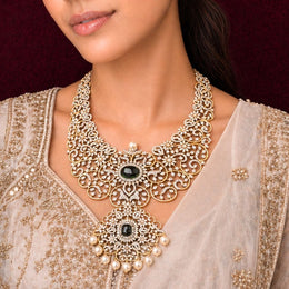 Best Of All - South Indian CZ Necklace for Wedding
