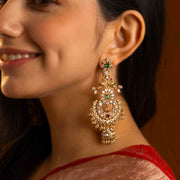 Vibrant Patterns - Temple Jhumkas Online