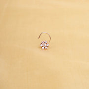 Whispers of a Bloom – Diamond Look Nose Ring
