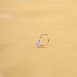 Whispers of a Bloom – Diamond Look Nose Ring