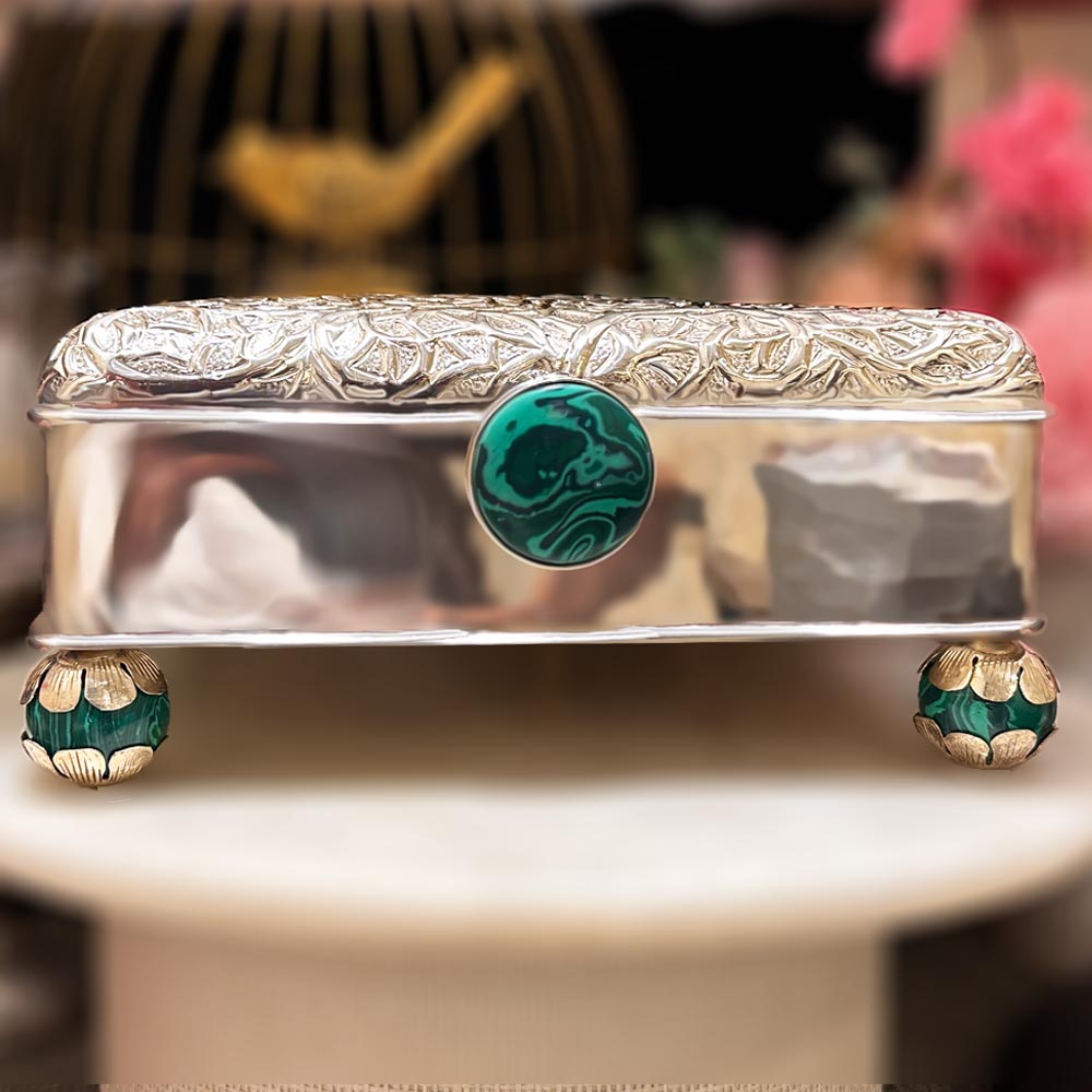 Engraved Silver Box