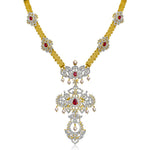 Diamond Look Long Haram Necklace