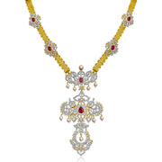 Diamond Look Long Haram Necklace