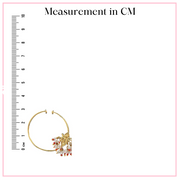 Big Nath for Bride - Graceful Nose Ring with Pearl Drops