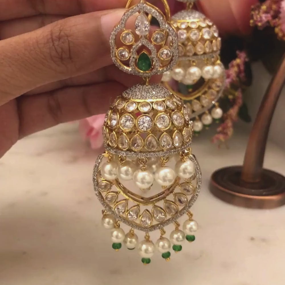 Polki Jhumkas: Exquisite Elegance And Timeless Beauty