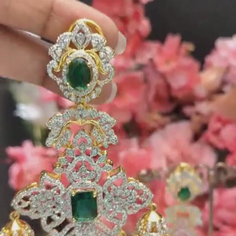 Unique Earrings Design with Multiple Jhumka Hangings