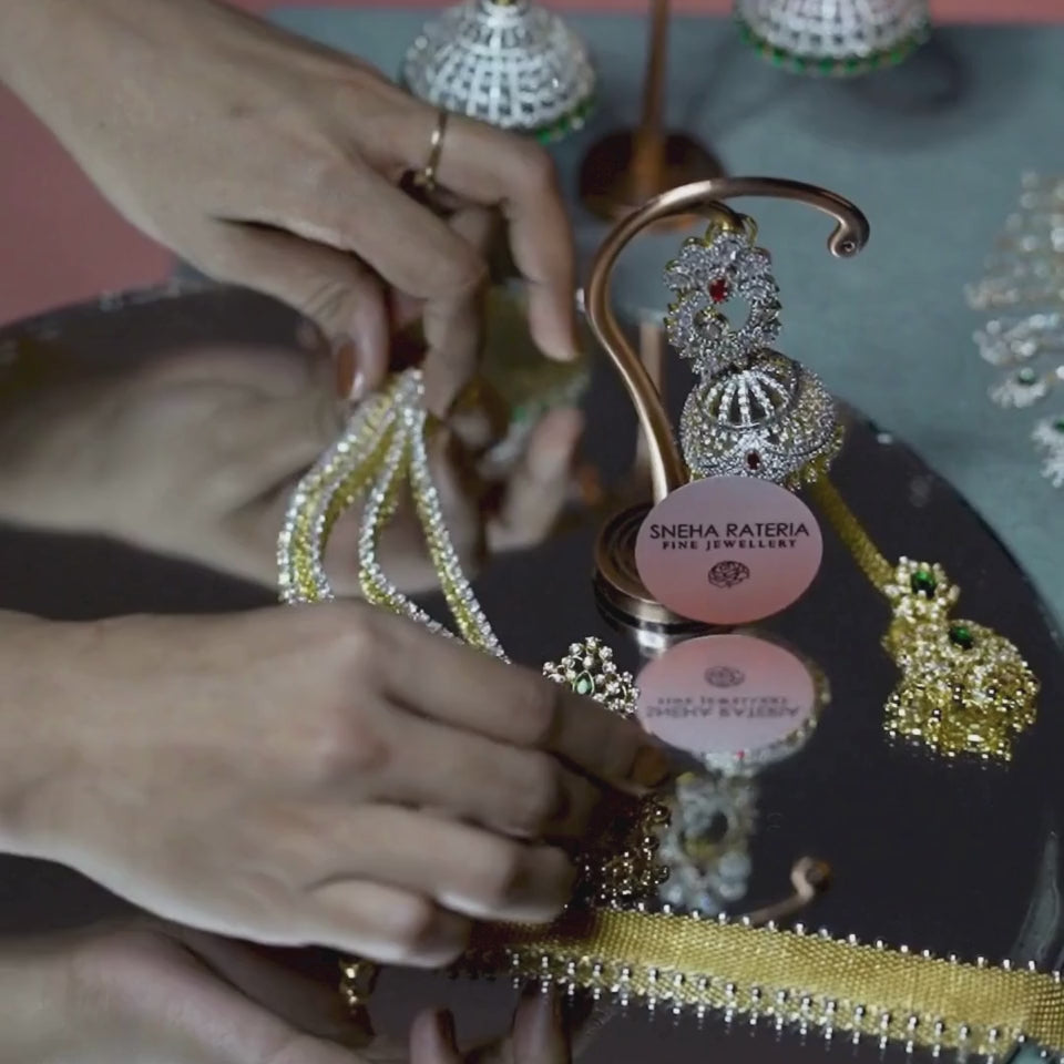 Champaswaralu Designs - Bridal Earchains