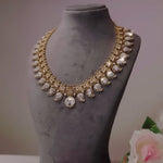 Dazzling Plumage - Diamond Adorned Peacock Motif Necklace