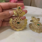Traditional Gold Coin Necklace & Earrings
