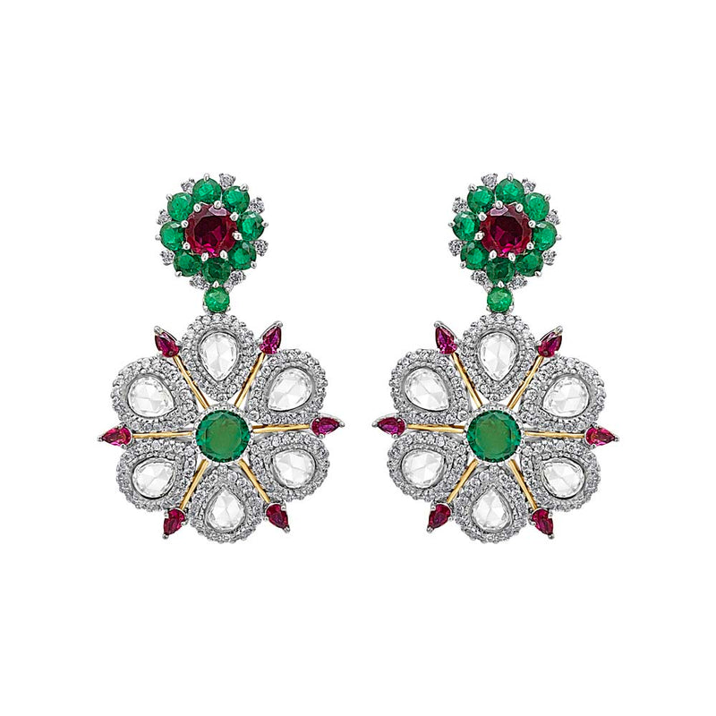 Statement Polki Earrings
