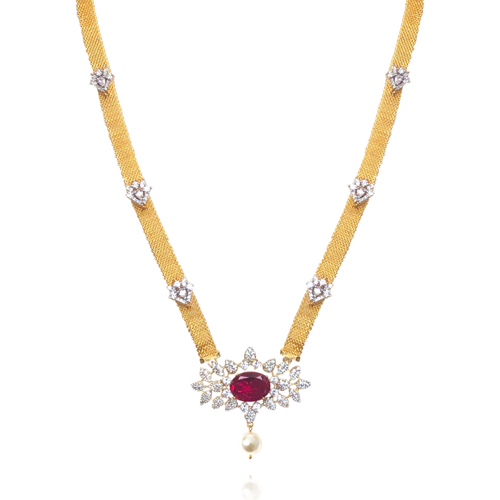 CZ diamond pendant