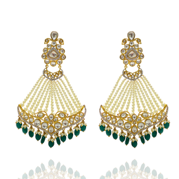 Statement Polki Earrings