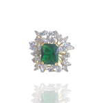 emerald stone ring