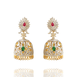 Colorful Earrings with Butta