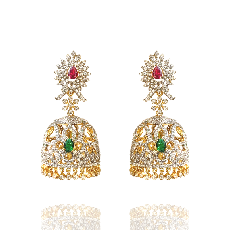 Colorful Earrings with Butta