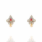 Detachable Jhumka Earrings cubic zirconia