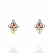 Detachable Jhumka Earrings cubic zirconia