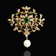 Delicate CZ Diamond Mangtikka Design - Sneha Rateria Store