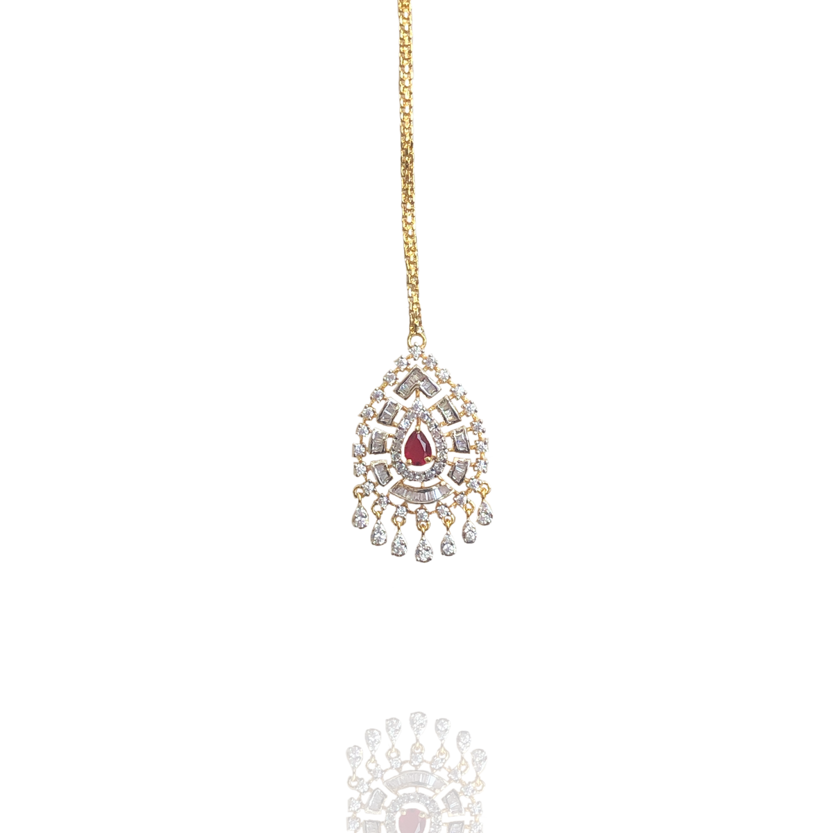 gold tikka design