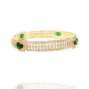 Gleaming Diamond Bangles