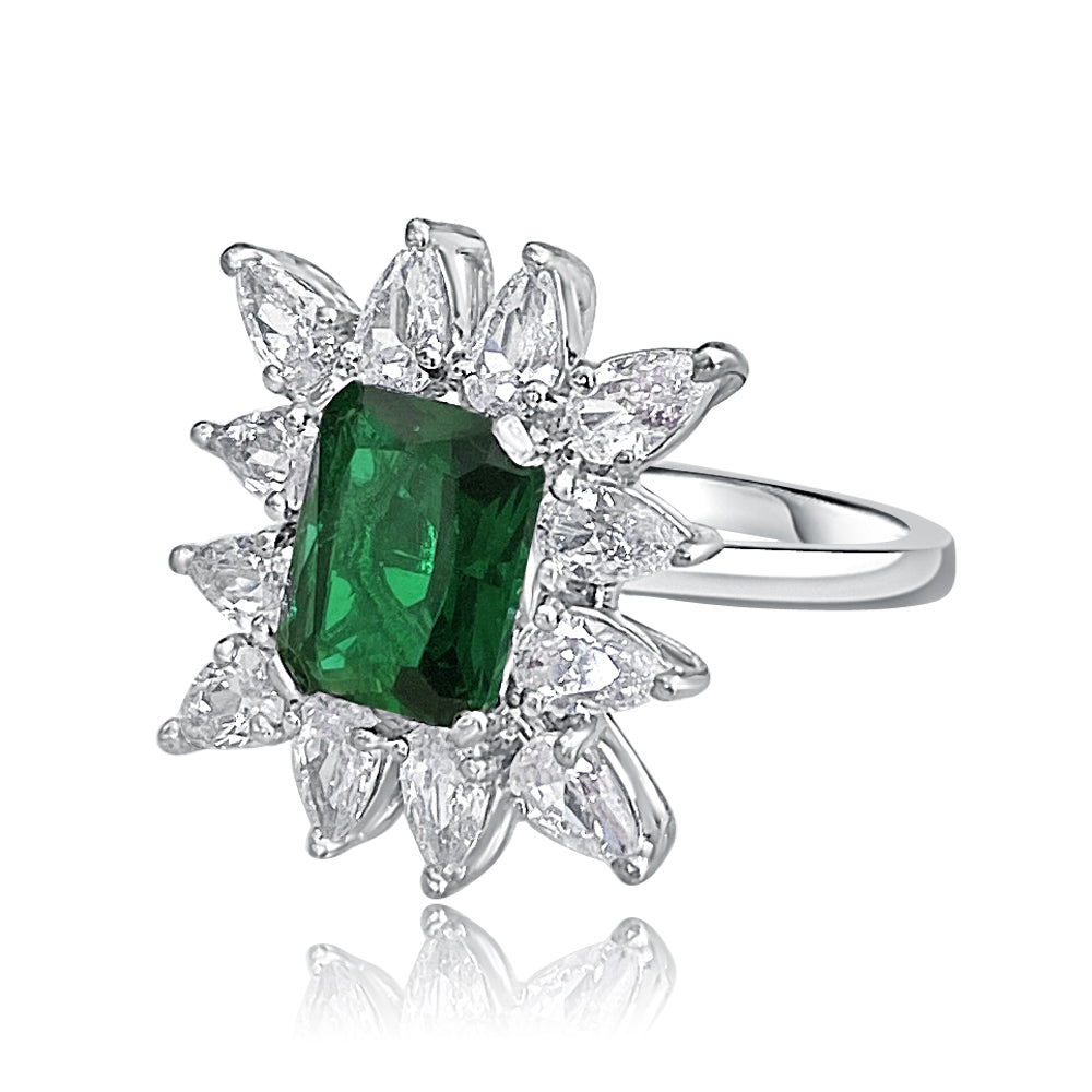 Zambian Emerald Cocktail Ring - Catherine Marche Bespoke Fine Ethical  Jewellery