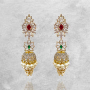 pearl jhumkas