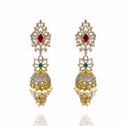 pearl jhumkas