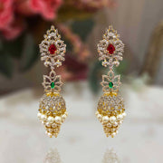 pearl jhumkas