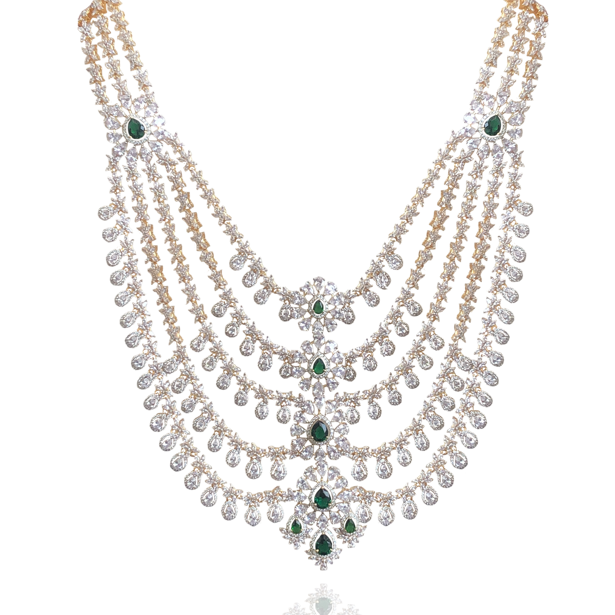 Floral Garden - Bridal Jewellery Gold