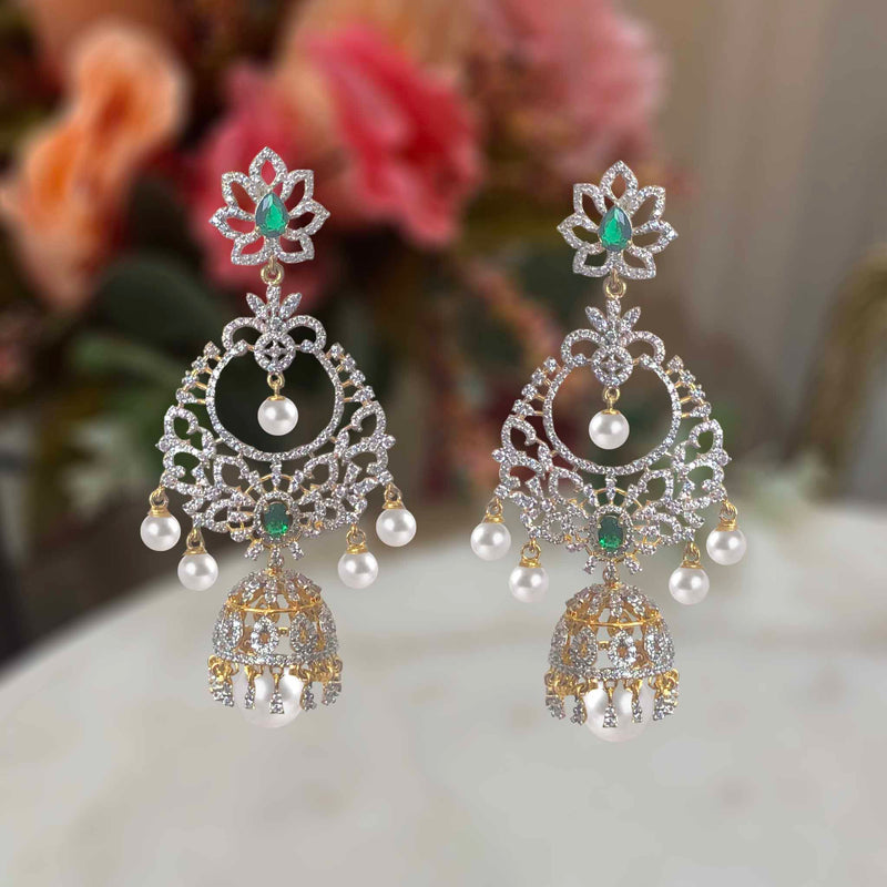 Buy Asyrah Ornate Diamond Stud Earrings Online | CaratLane