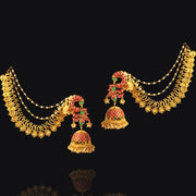Gold Kanoti Earring Design