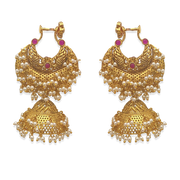 Temple Earrings Jhumkas