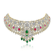 Intricate Beauty - Bridal Choker Set