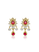 Rich Ruby Earrings